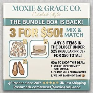 3 Item bundle box!! Do not buy read graphic.